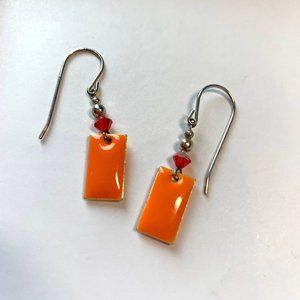 Orange Earrings